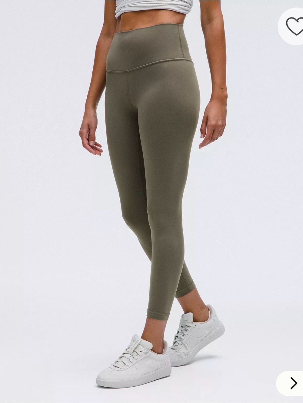 Lululemon Align High-Waist Olive Green Leggings 25”